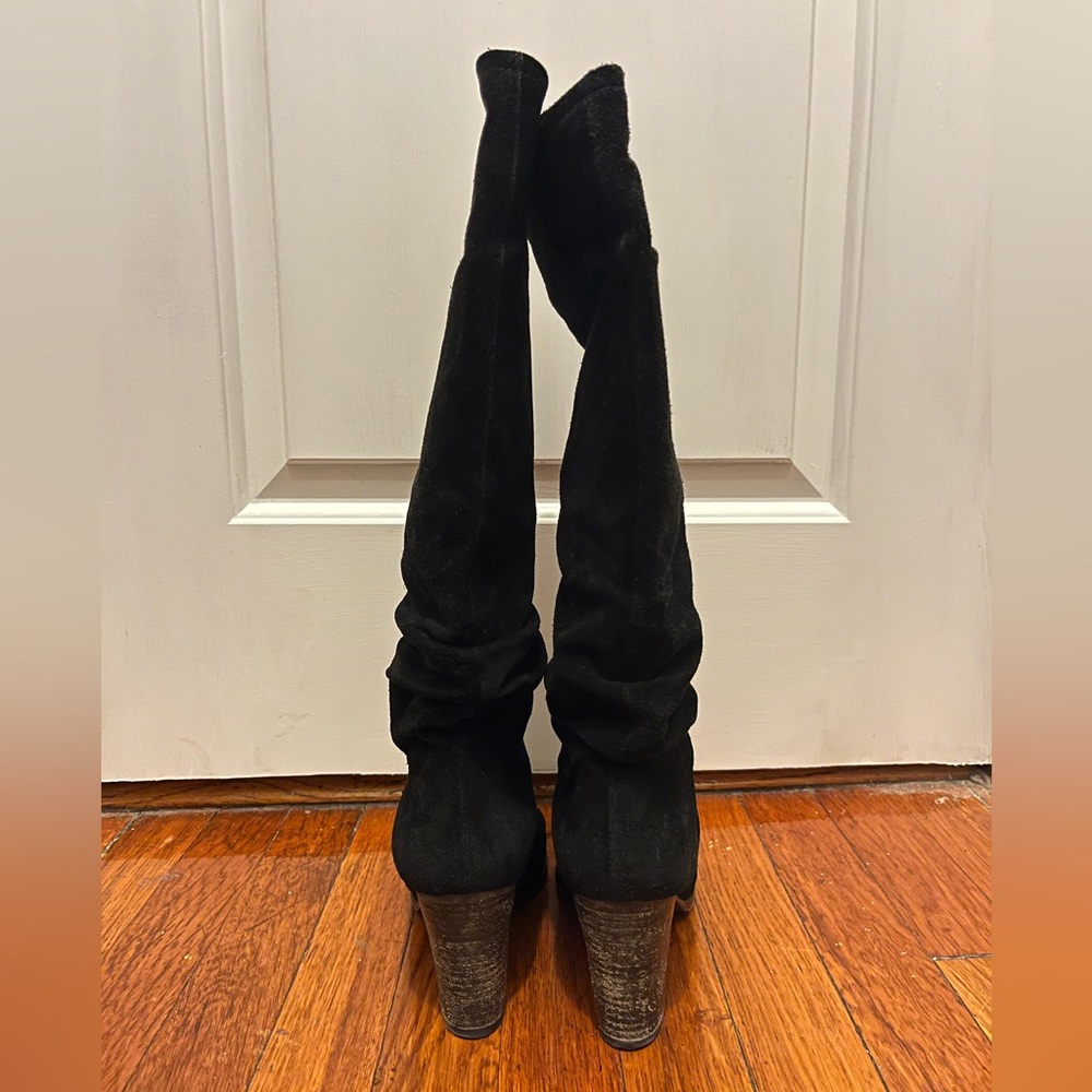 Free People Suede Heeled Boots | Size 38 - Picture 5 of 6